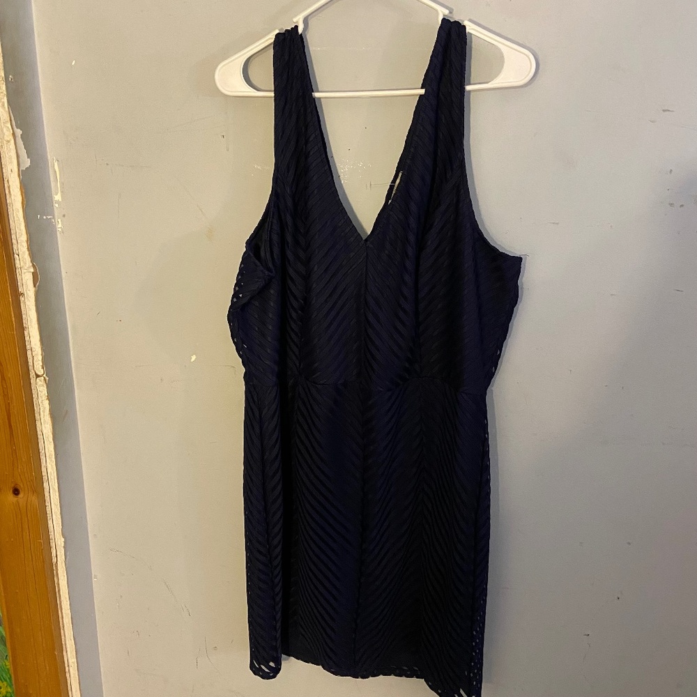 Navy Blue Charlotte Russe Dress